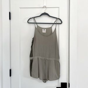 Fashion Nova: Green tanktop romper